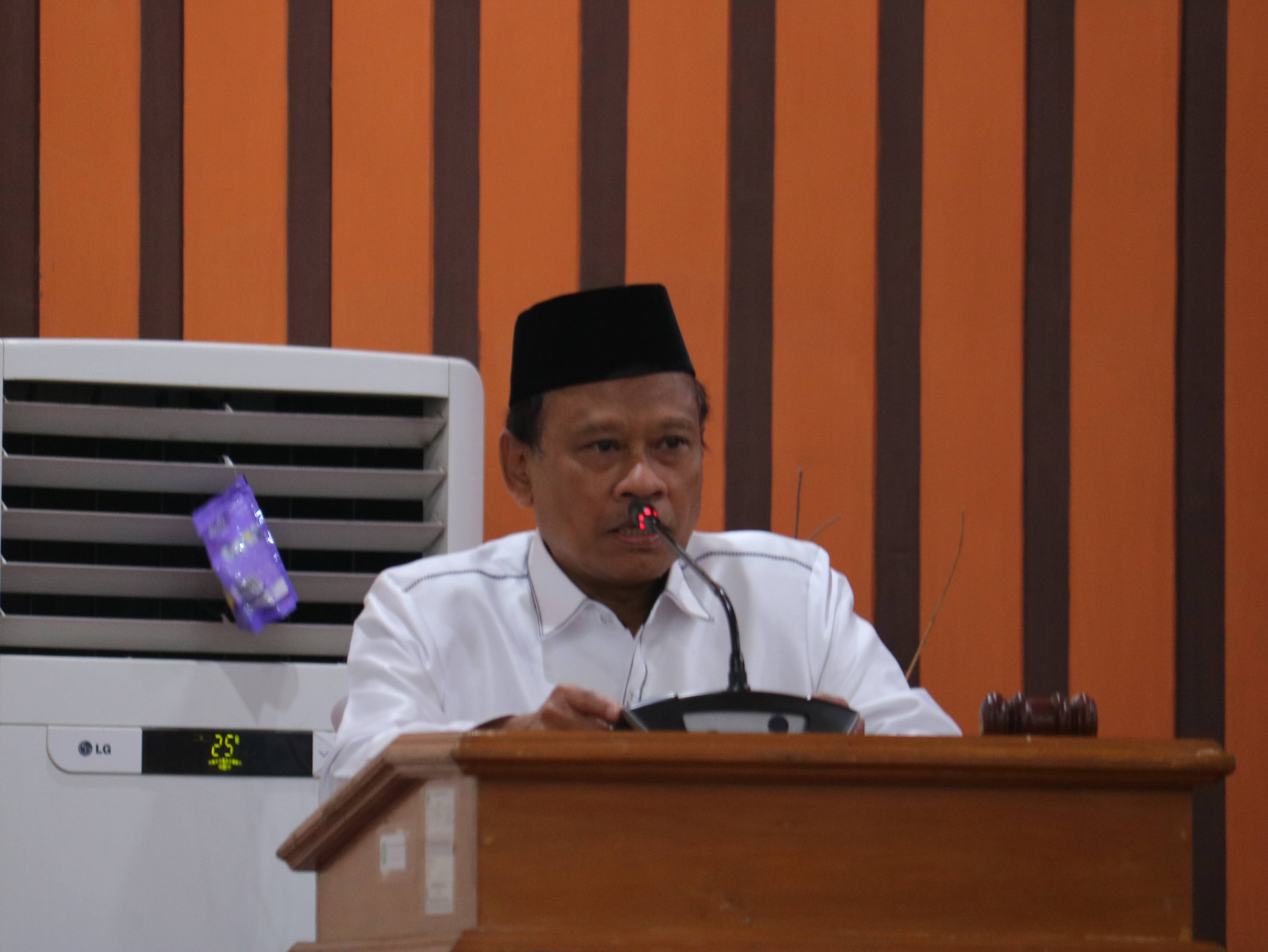 Sambutan dari Ketua Pengadilan Tinggi Agama Gorontalo